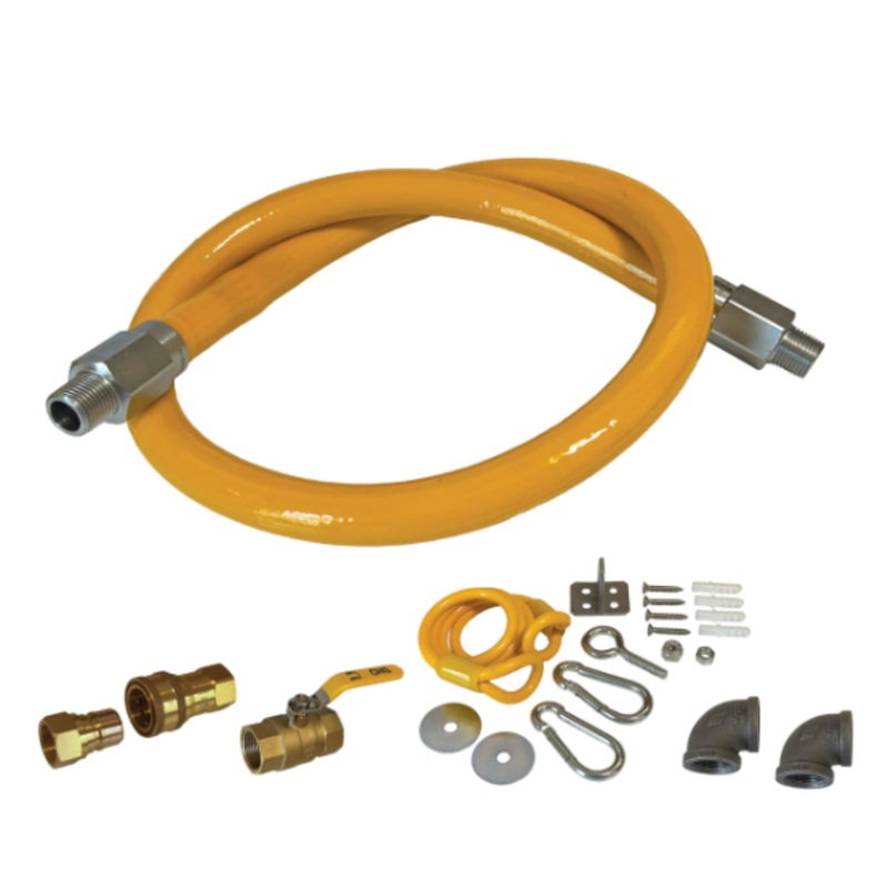 Encore Gas Hose Connector Kit CDN 3/4" x 48" GHM-034KTC148 1/1EA