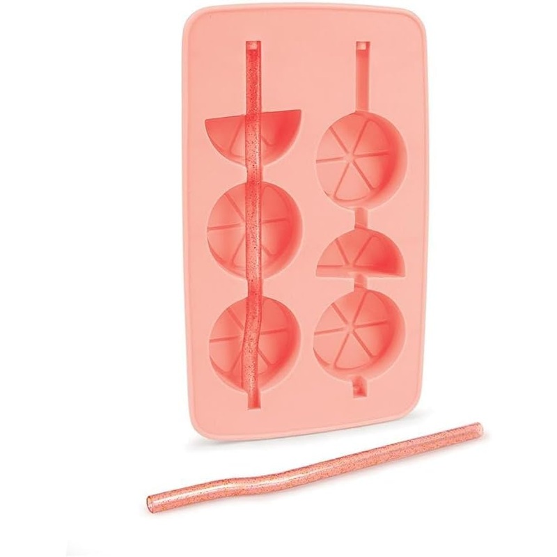 Fred and Friend's Fancy That Citrus Sippers - Silicone Ice Tray and Straws 5246832*