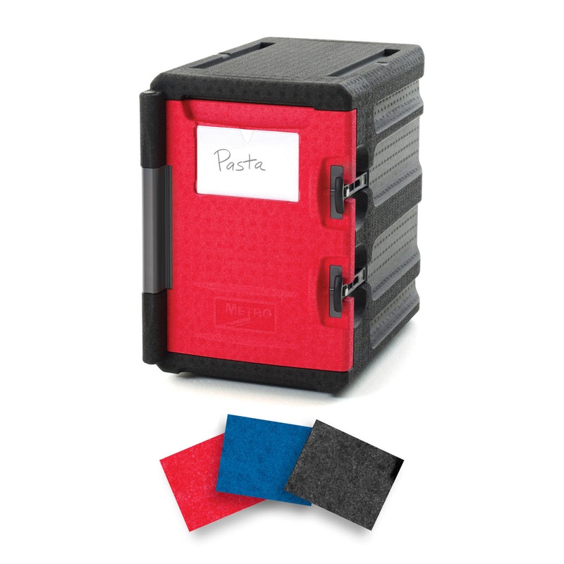 Metro Mightylite ML400 Series Insulated Front-Load Pan Carrier 6 Pan Front Load Red -ML400
