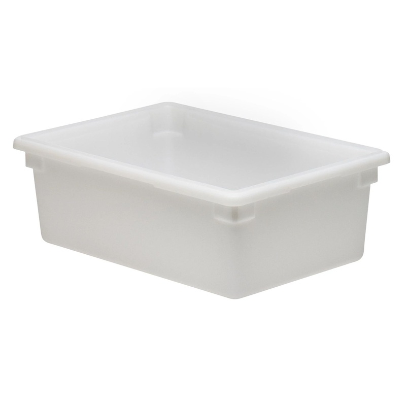 Cambro 182612P148 - 26" x 18" x 12" White Poly Food Storage Box