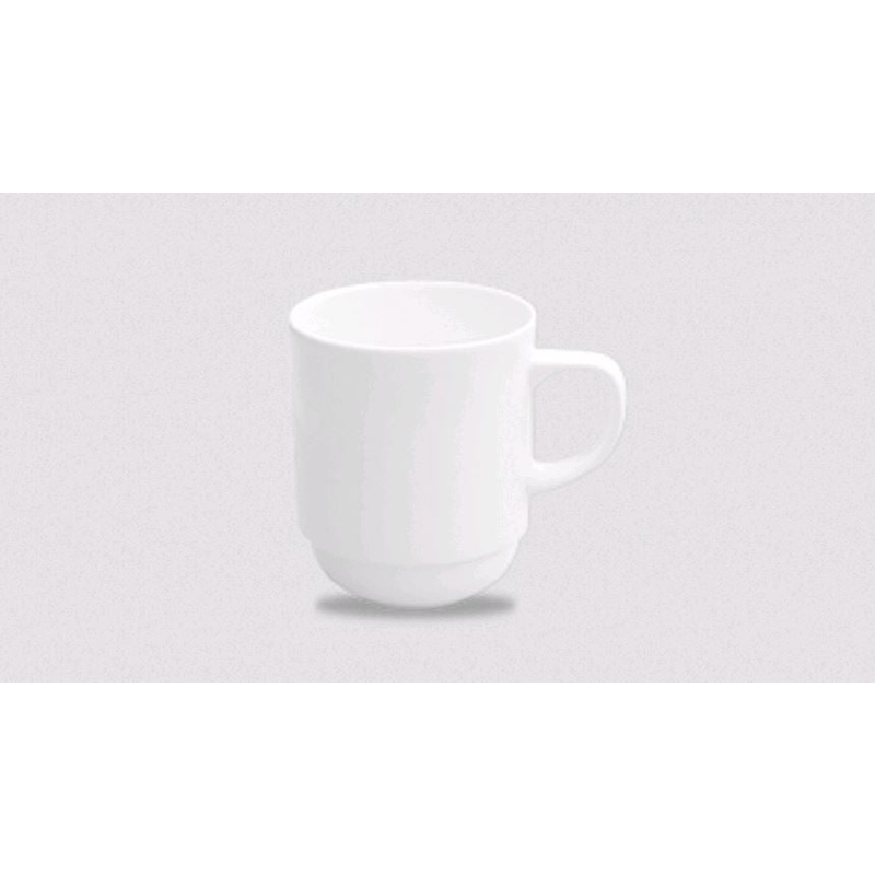 Churchill Alchemy White 10oz Stackable Mug APR AM101
