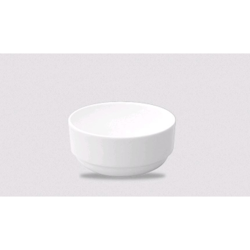 Churchill Alchemy White 10oz Unhandled Consomme Bowl APR AUCB1