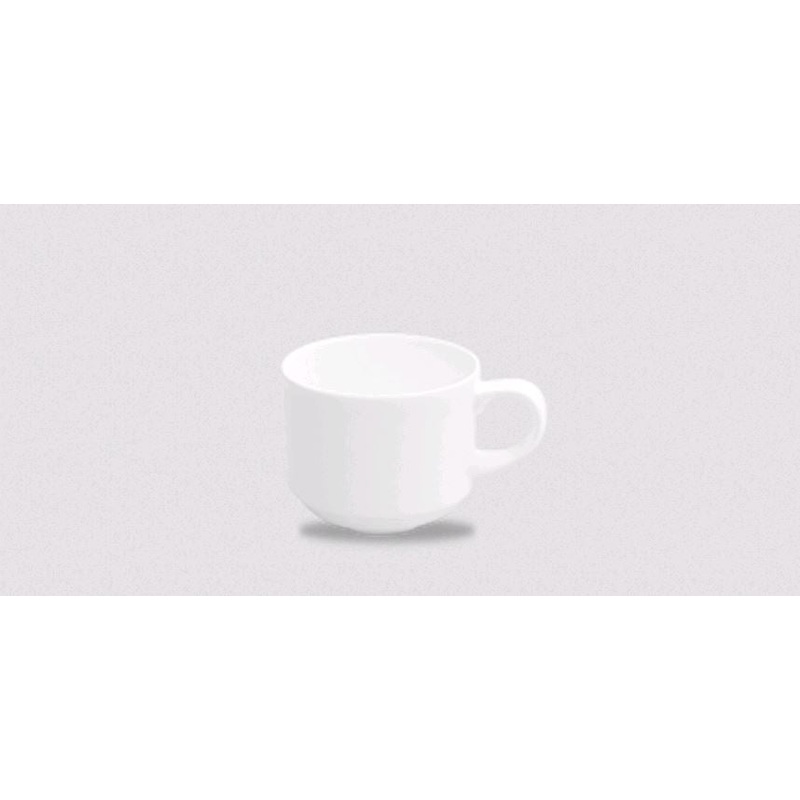 Churchill - Alchemy White 3oz Stacking Teacup APR ASC31