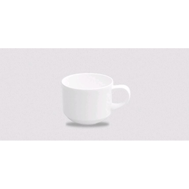 Churchill Alchemy White 7oz Teacup APR ASC71