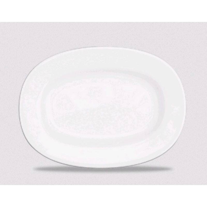 Churchill Alchemy White 8" Oval Platter APR AO81