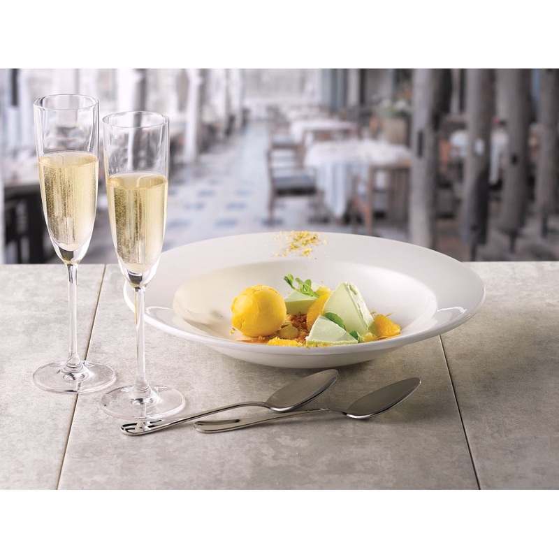 Churchill Alchemy White 8oz 6.5" Round Bowl APR AB61
