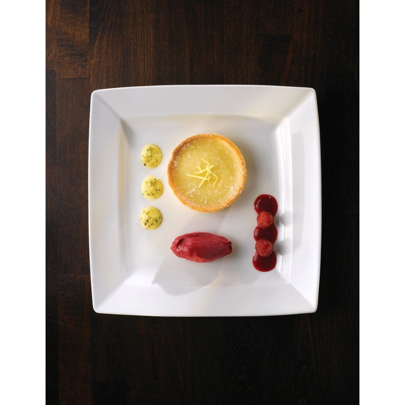 Churchill Alchemy White Energy 11" Square Plate APR ASDP1