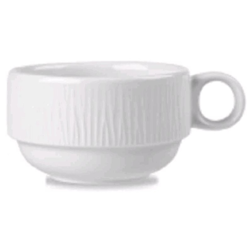 Churchill - Super Vitrified Bamboo 7oz Stacking Cup WHBALC201