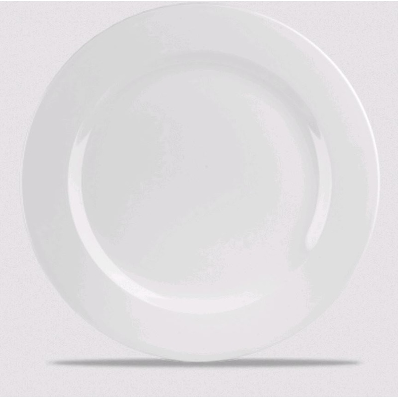 Churchill - Super Vitrified Profile 12" Rolled Edge Presentation Plate WH PP12