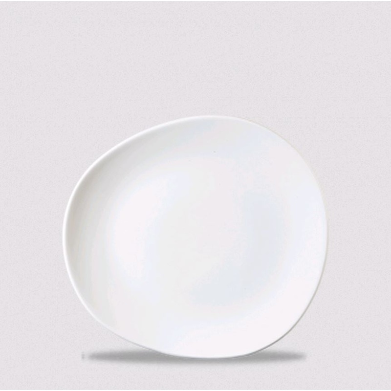 Churchill - Super Vitrified Trace 8.25" Organic Round Plate WH OG8 1