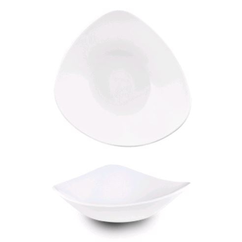 Churchill - Super Vitrified Vellum 7.25" 13oz Triangle Bowl WHVMTRB71