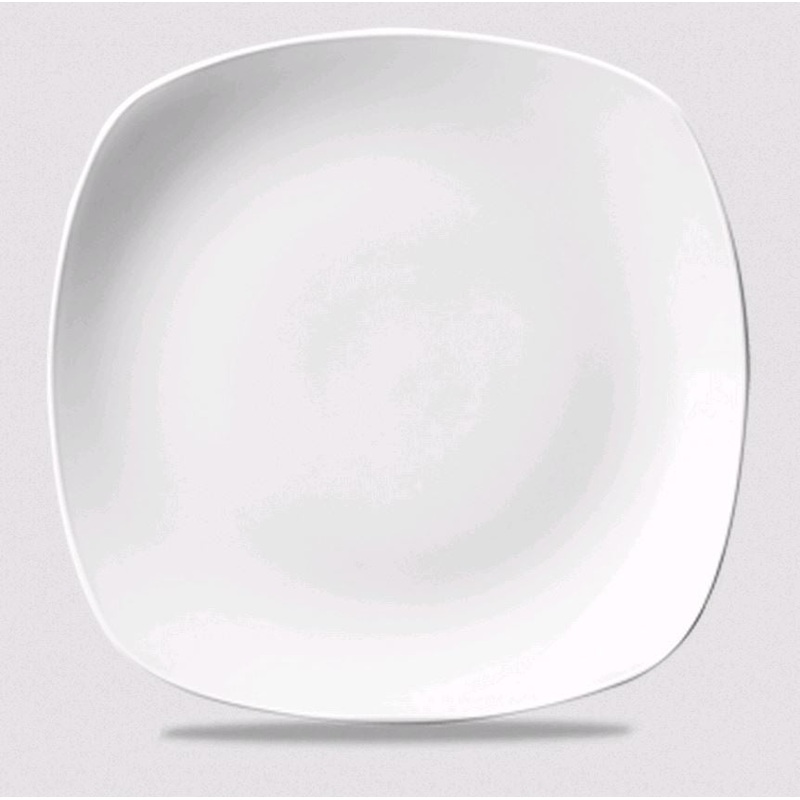 Churchill - Super Vitrified X Squared 11.5" Square Plate WH  SP121