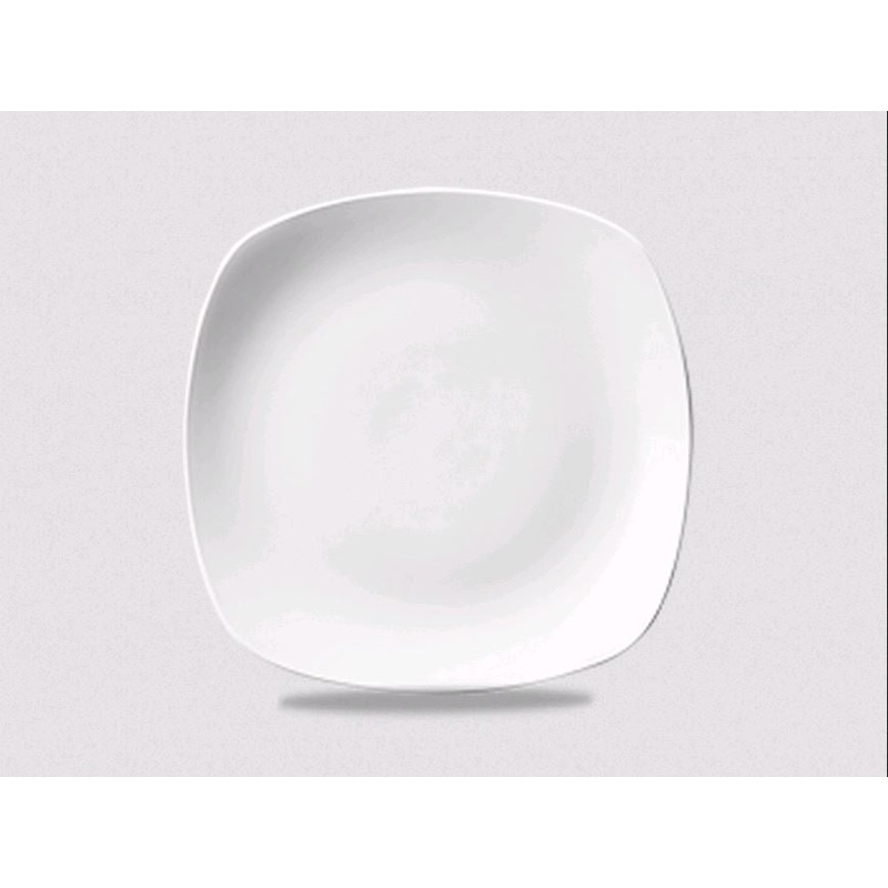 Churchill - Super Vitrified X Squared 6.5" Square Plate WH  SP71
