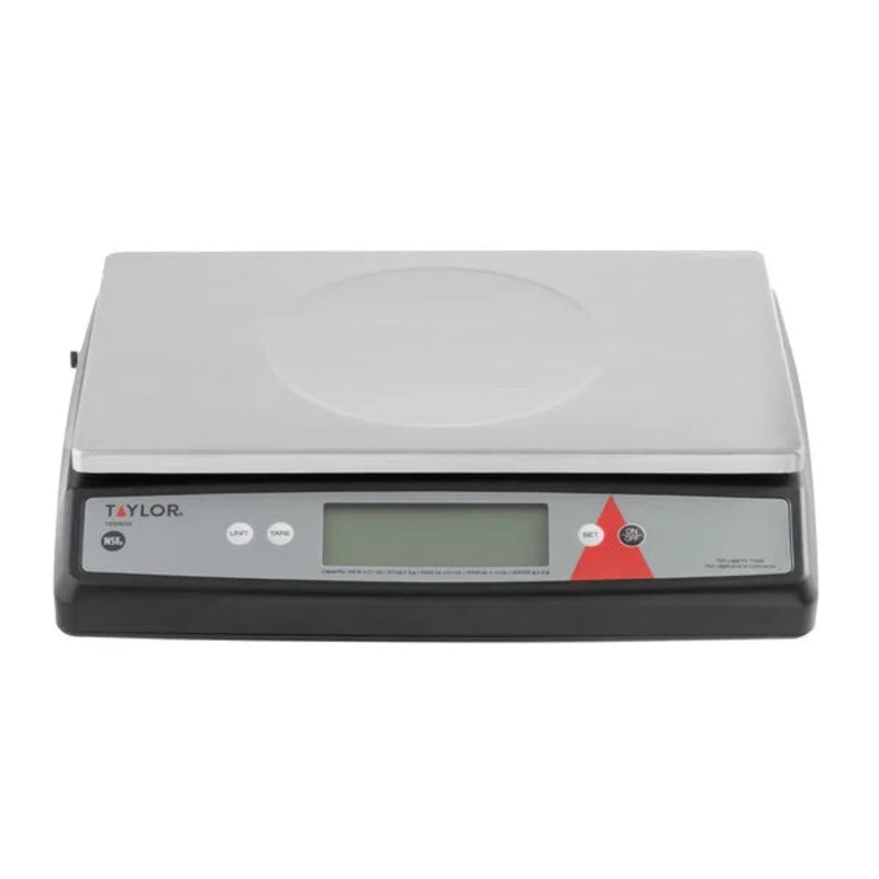 Taylor TE66OS 66 lb. Digital Portion Control Scale with an Oversized Platform