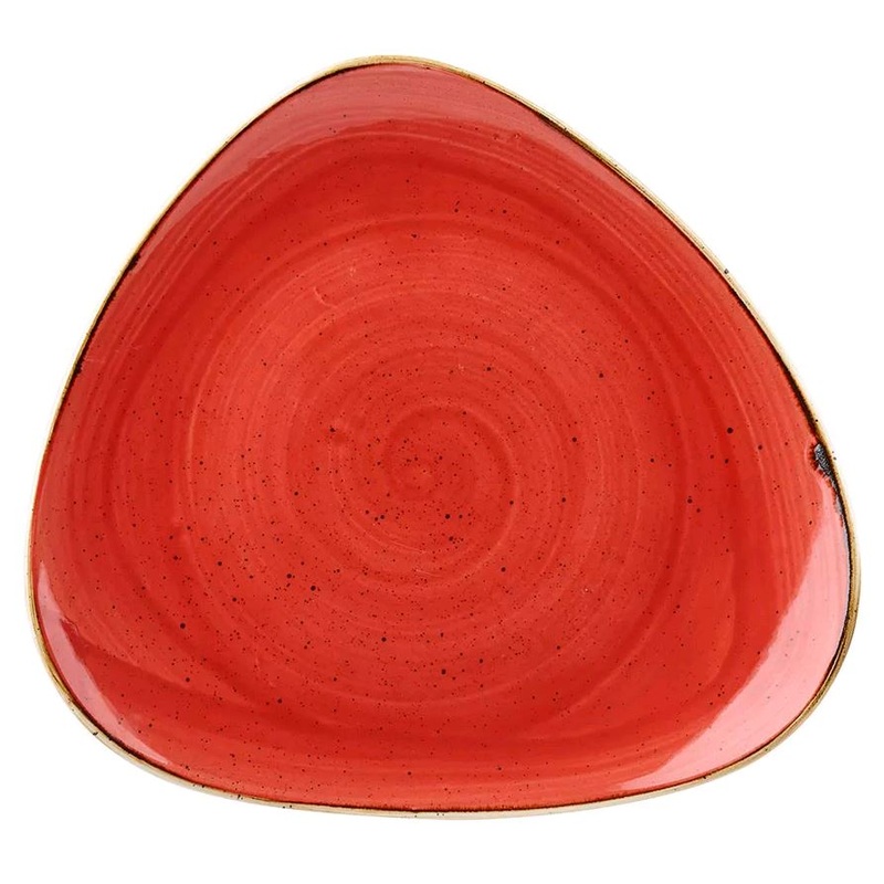 Churchill - Super Vitrified Stonecast 7.75" Triangle Plate pack of 12 SBRSTR7 1