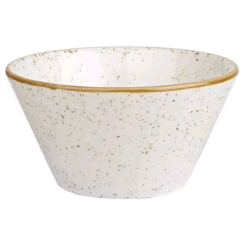 Churchill - Super Vitrified Stonecast Barley White 3oz Sauce Dish SWHSSD3