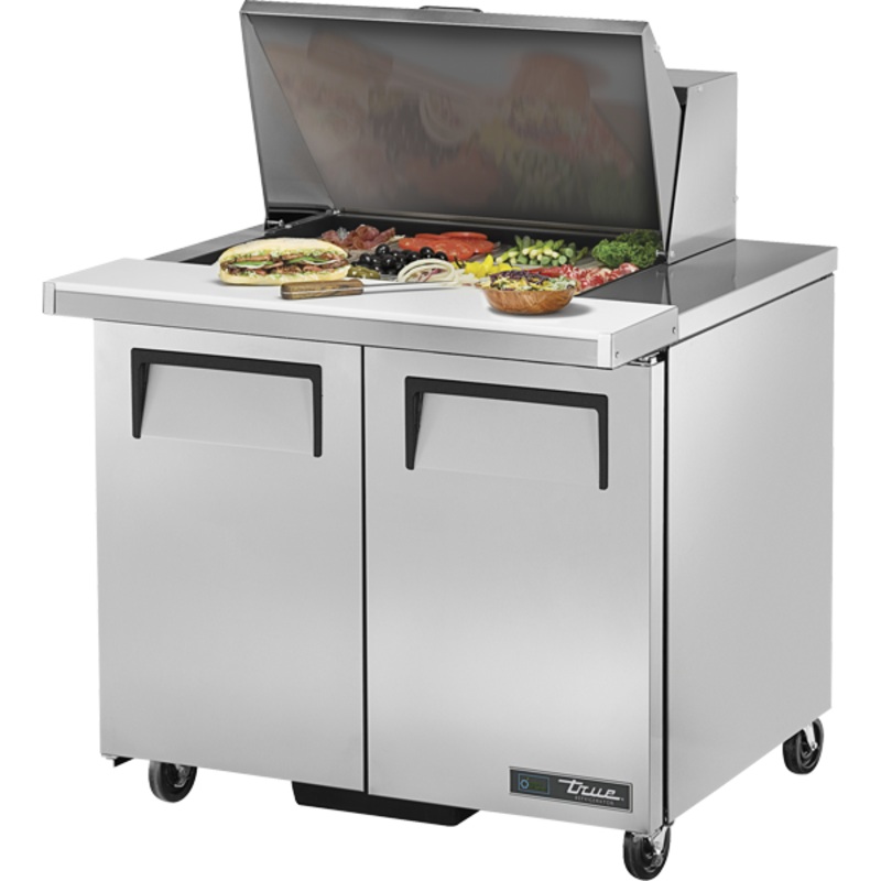 True 36" Mega Top Sandwich Prep Table TSSU-36-12M-B-HC