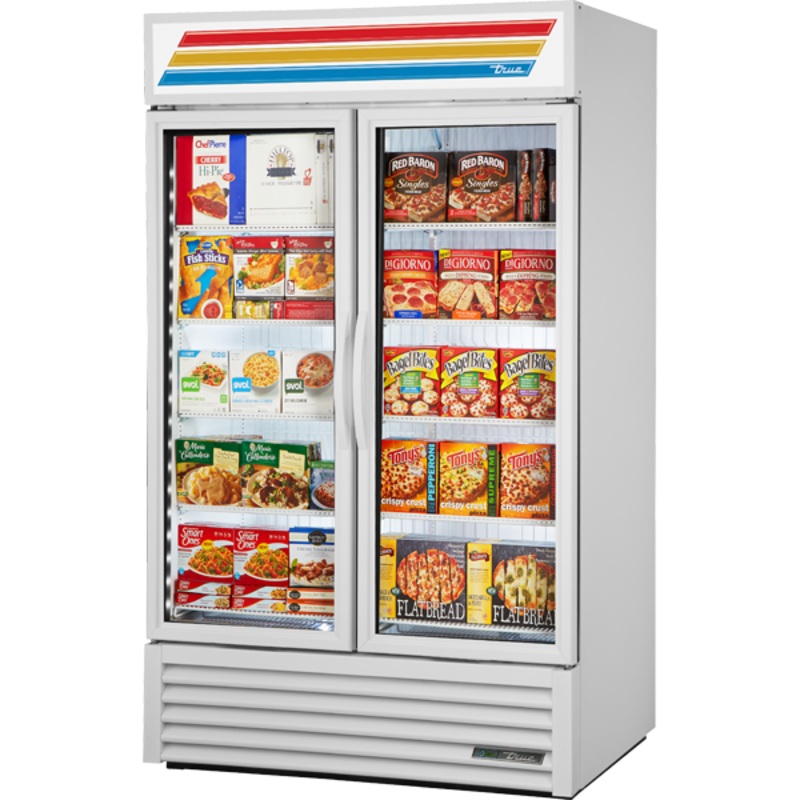 True 47" Double Door Display BLK GDM-43F-HC~TSL01