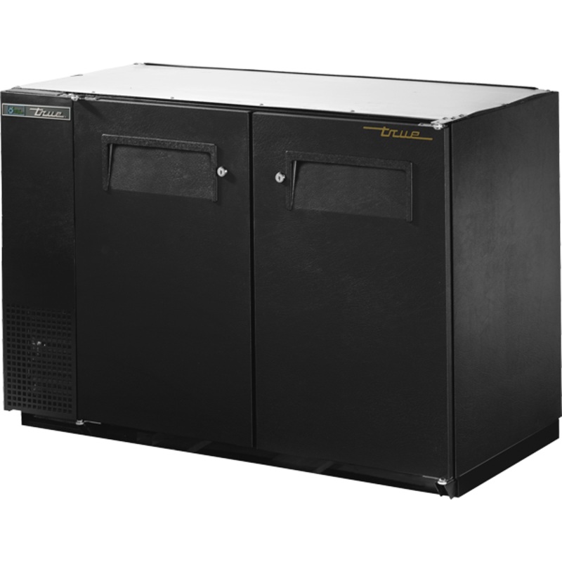 True 48" Back Bar Cooler TBB24-48-2S-Z1-SFT-B-1