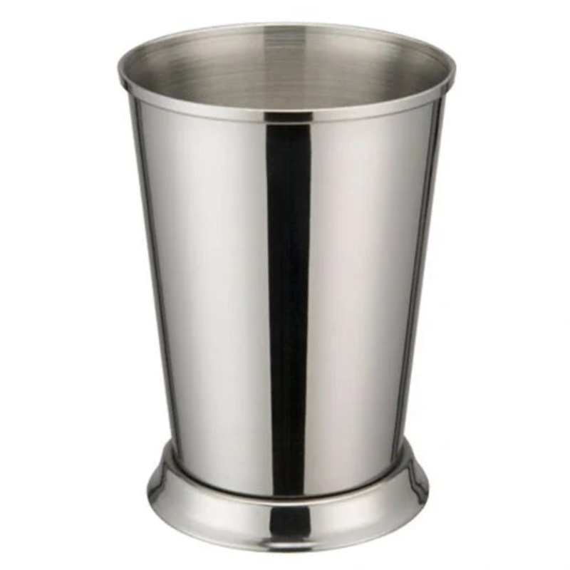 Winco DDSE-101S 12 Oz Stainless Steel 3" x 4 3/8" Mint Julep Cup