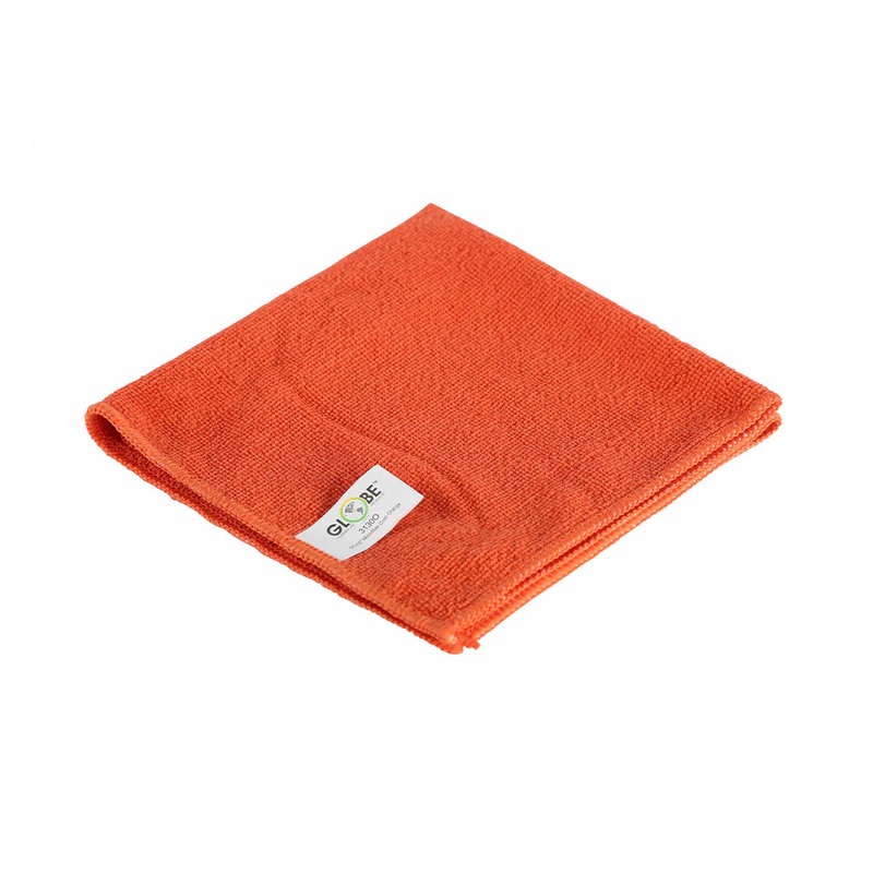 16"x16" Microfiber Cloth Orange 3030O 1/1EA