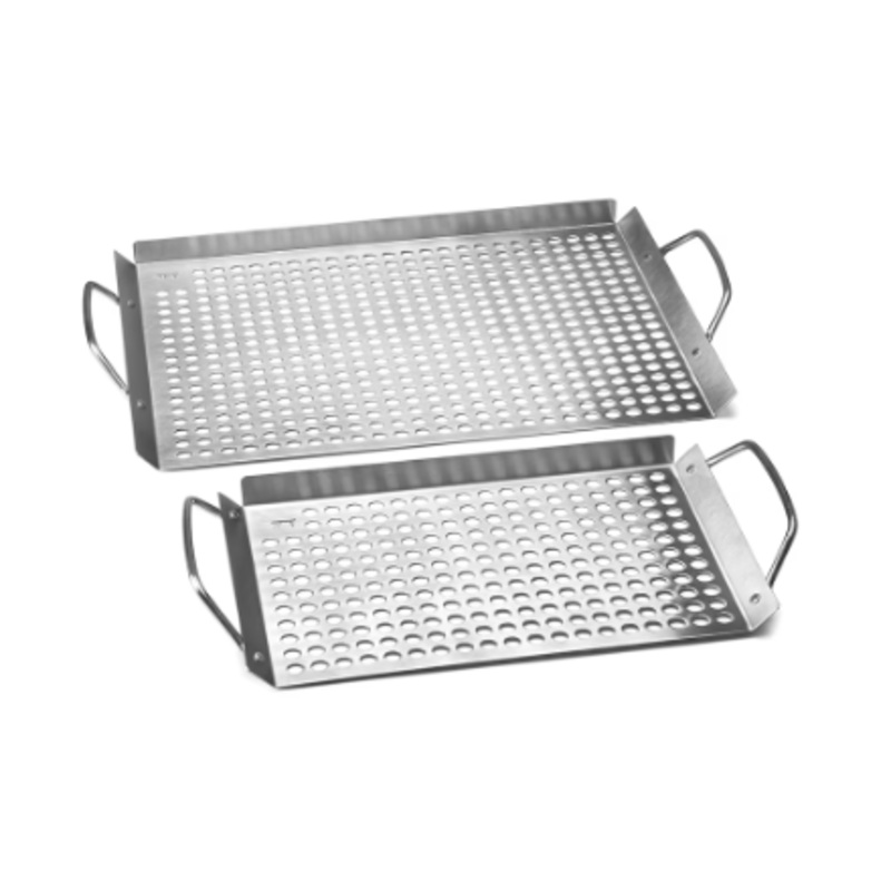 Fox Run - Outset Stainless Steel Grill Topper Grid, 11" x 7"  76631