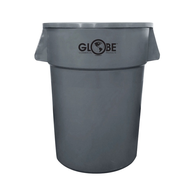 Globe - Waste Container, 32 Gal, Grey 9632