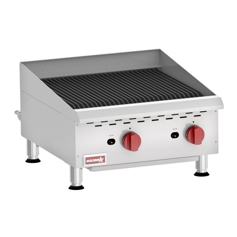 Omcan - 24 Gas Charbroiler, 2 Burners, 80,000 BTU 43727