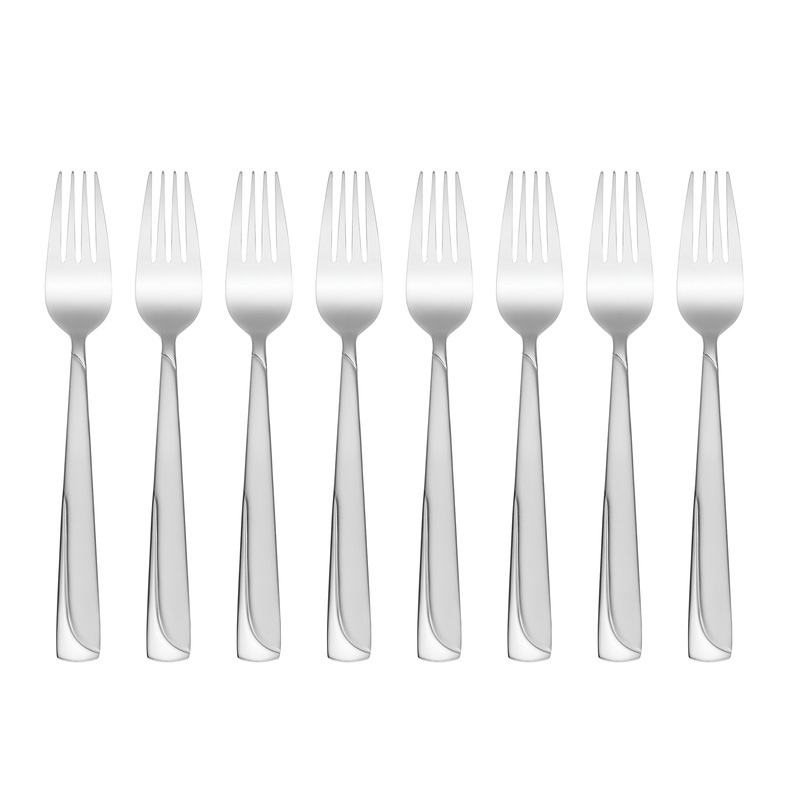 Madge Frosted Dinner Fork - Set of 8