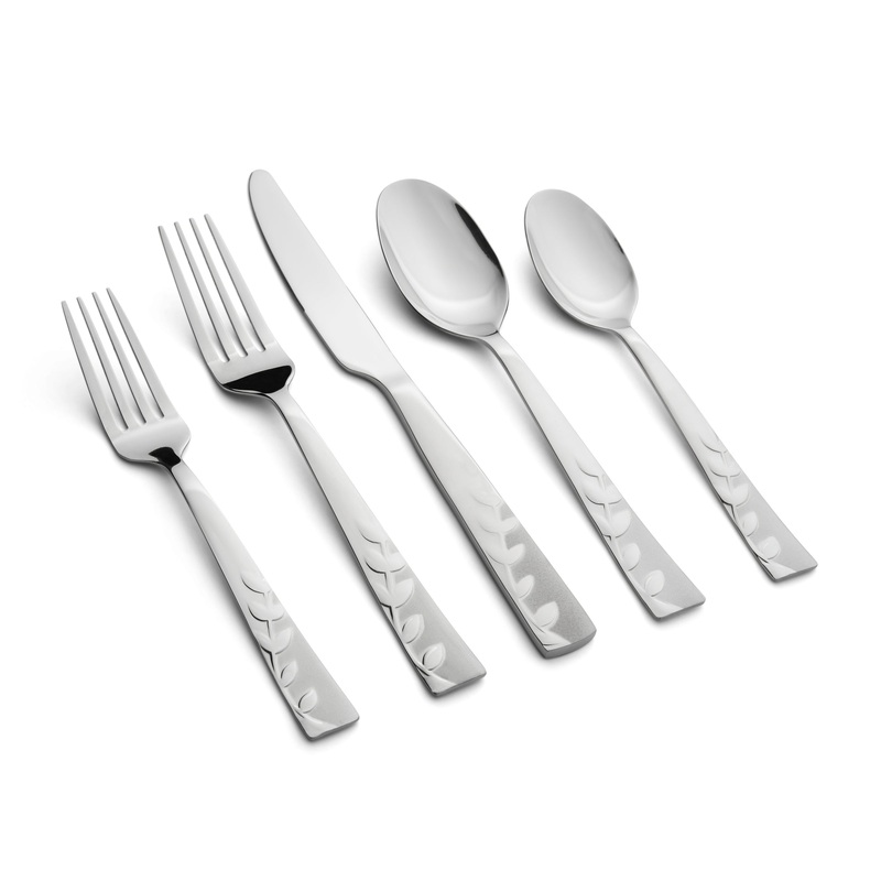 Blossom Sand 20 Piece Flatware Set