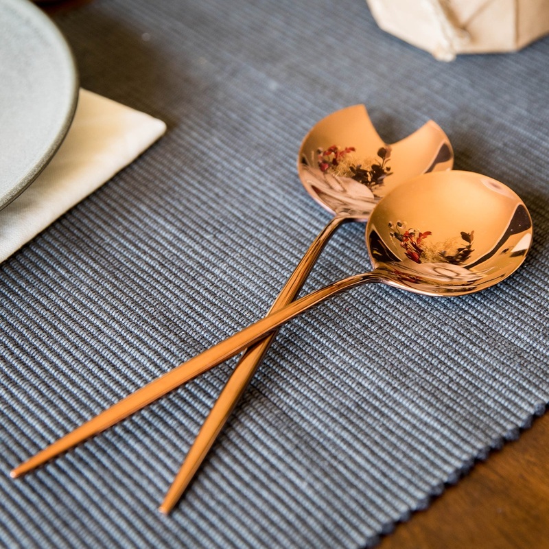 Gaze Copper Mirror 2 Piece Hostess Set