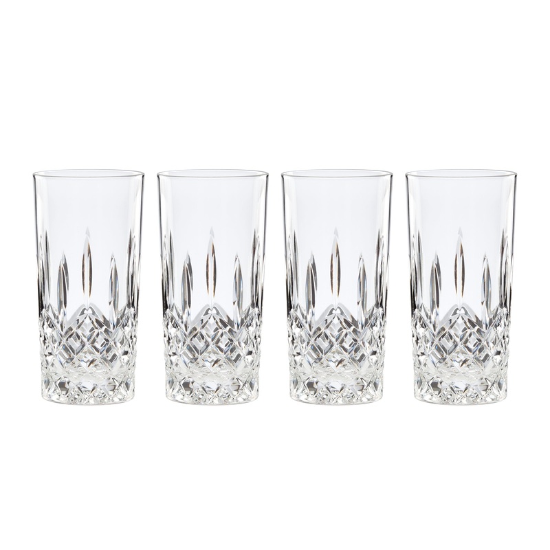 Hamilton Crystal Highball Glasses - Set Of 4