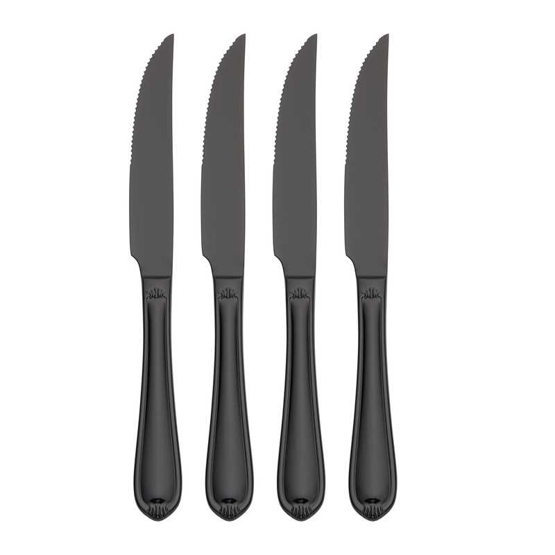 Ivy Way Black Steak Knife - Set of 4