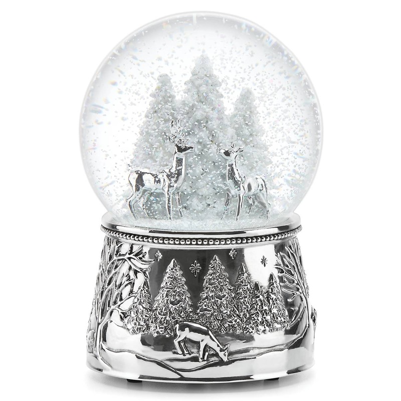 North Pole Bound Reindeer Snow Globe