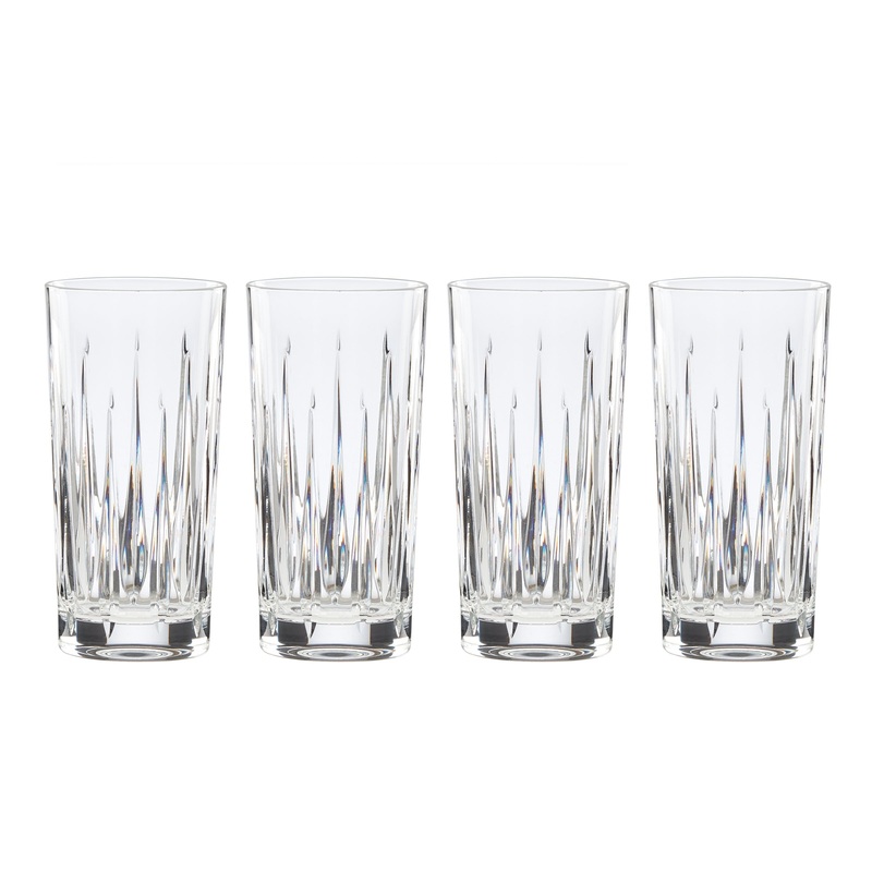 Soho Crystal Highball Glasses - Set Of 4