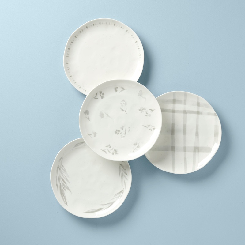 Oyster Bay Assorted Accent Plates - Set of 4