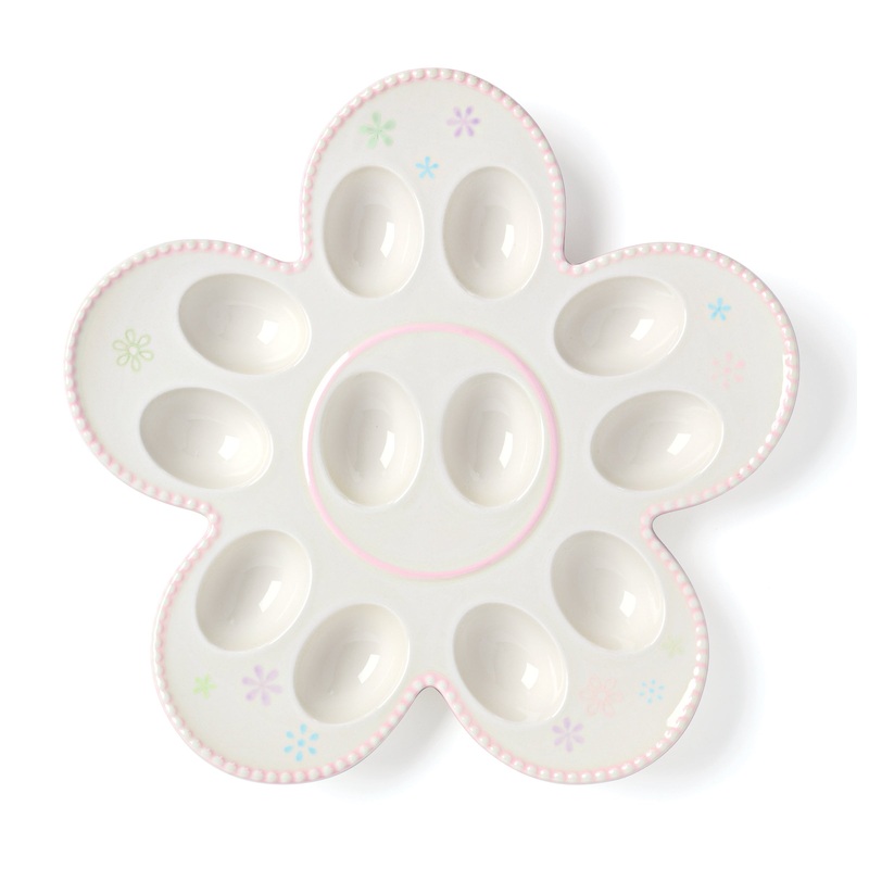 Bunny Hop Easter Egg Platter