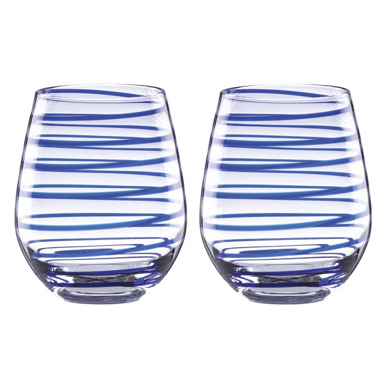 Charlotte Street Stemless Wine Glasses - Set Of 2