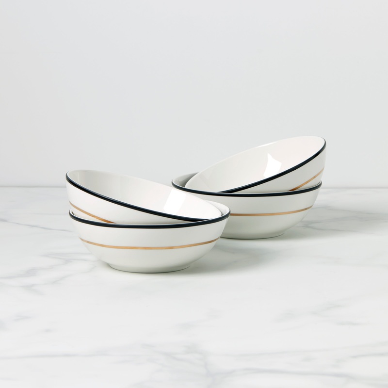 Make It Pop All-Purpose Bowls - Set of 4 - Black/Gold