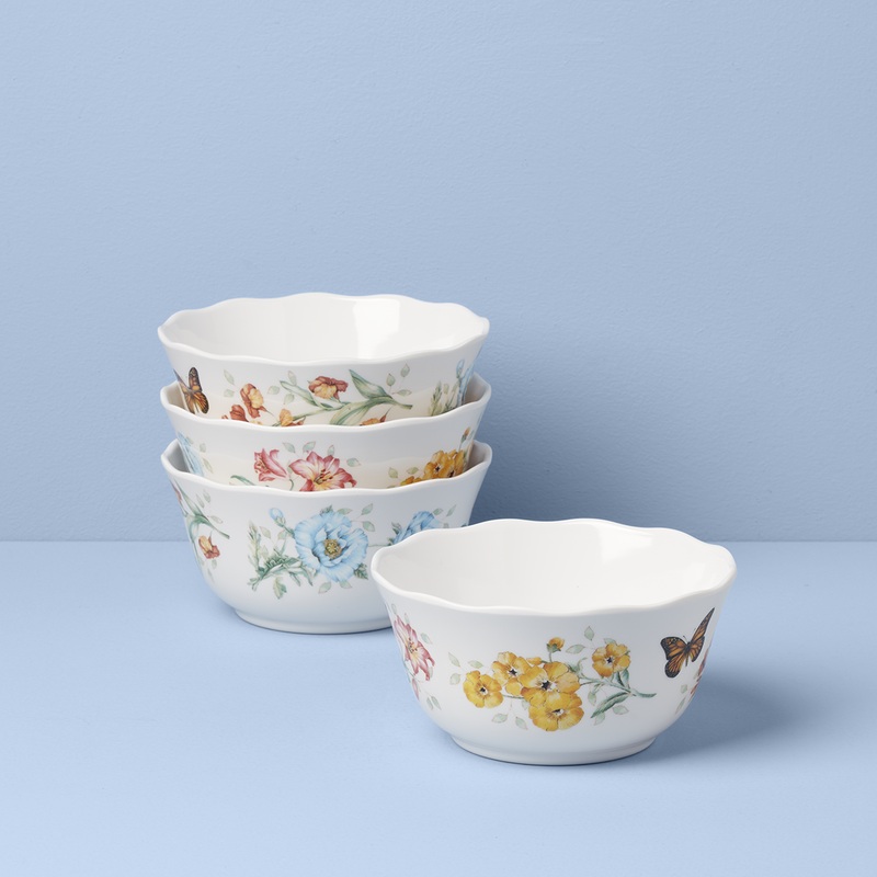 Butterfly Meadow Melamine All-Purpose Bowls - Set of 4