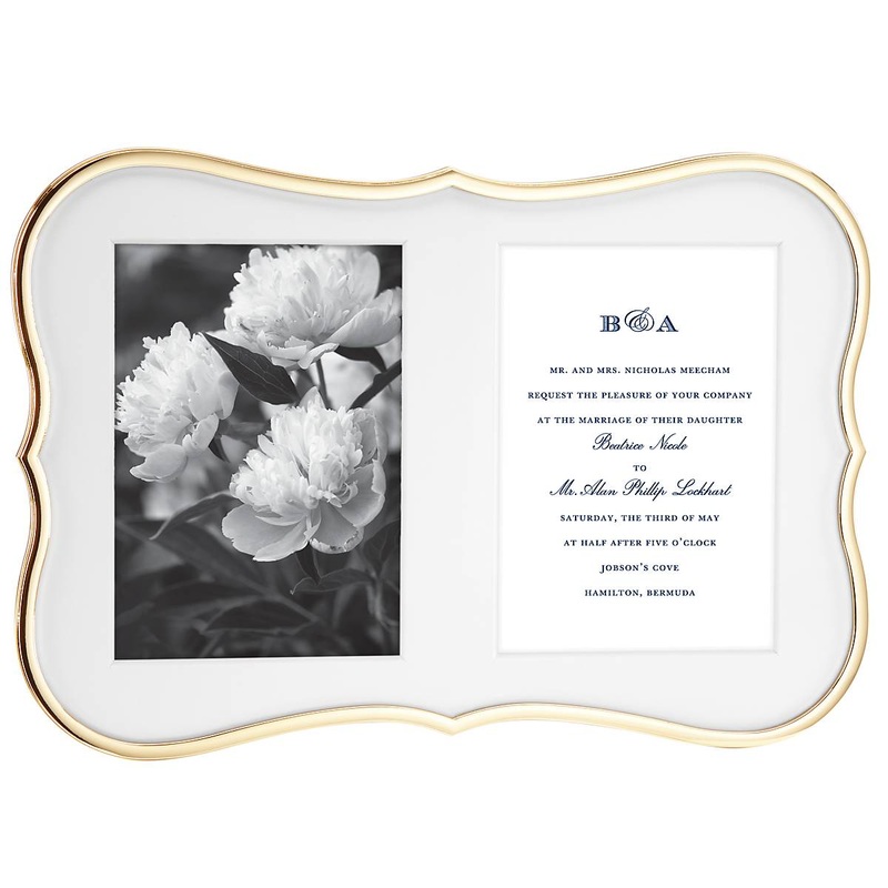 Crown Point Gold Double 5" x 7" Frame
