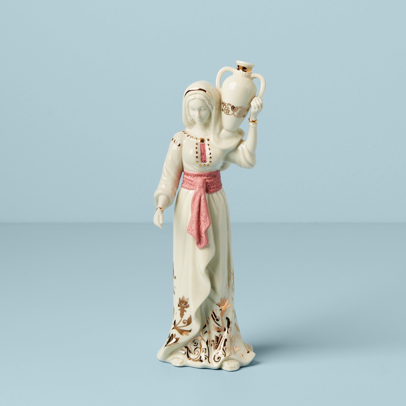 First Blessing Nativity Woman & Jug Figurine