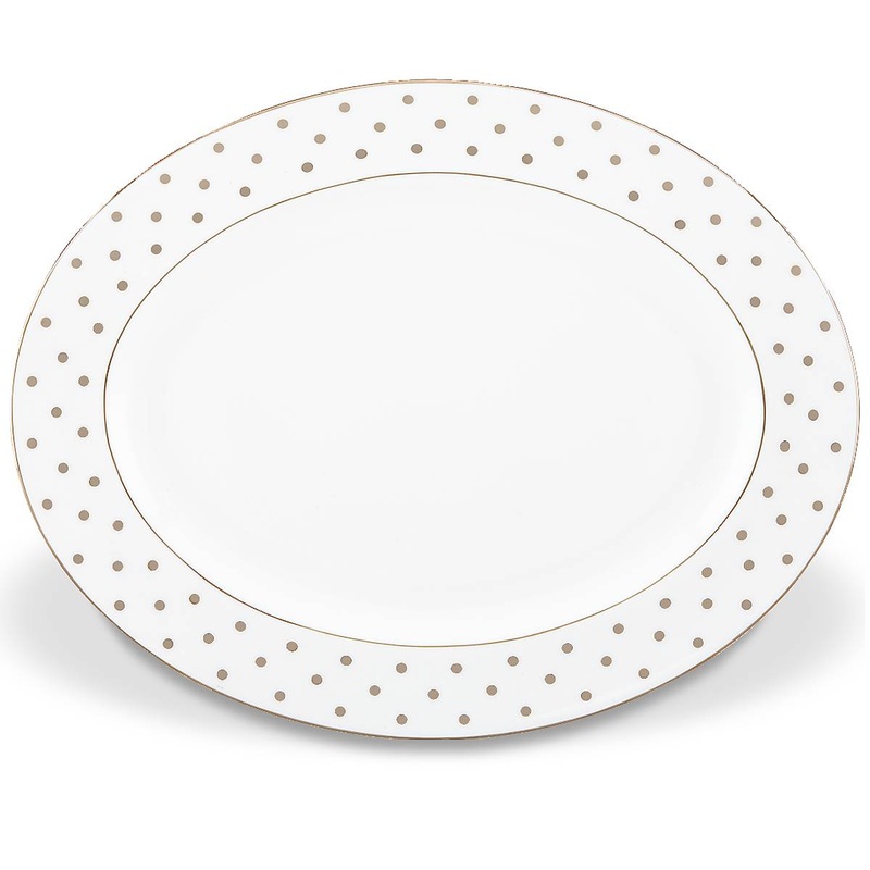 Larabee Road Platinum Oval Platter