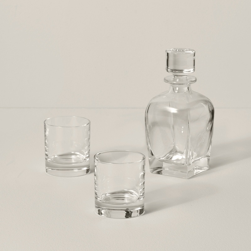 Tuscany Classics 3 pc Decanter & Glass Set