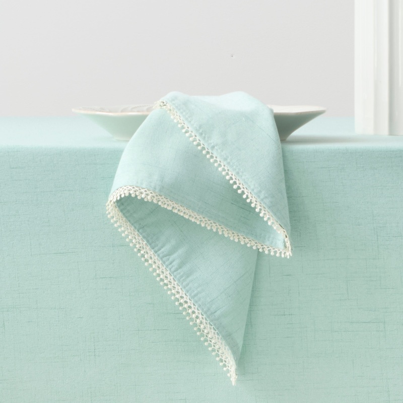French Perle Ice Blue Napkin - 2 Pack