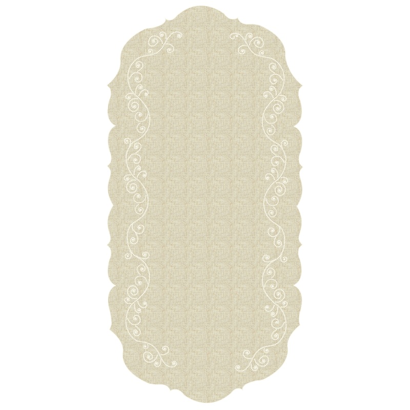 French Perle Linen Centerpiece