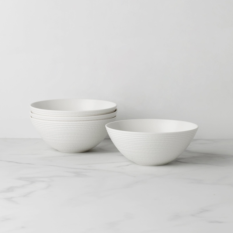 LX Collective White All-Purpose Bowls - Set of 4