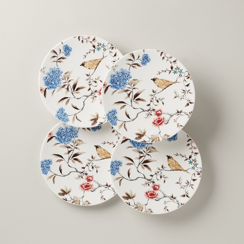 Sprig & Vine Accent Plates - Set of 4