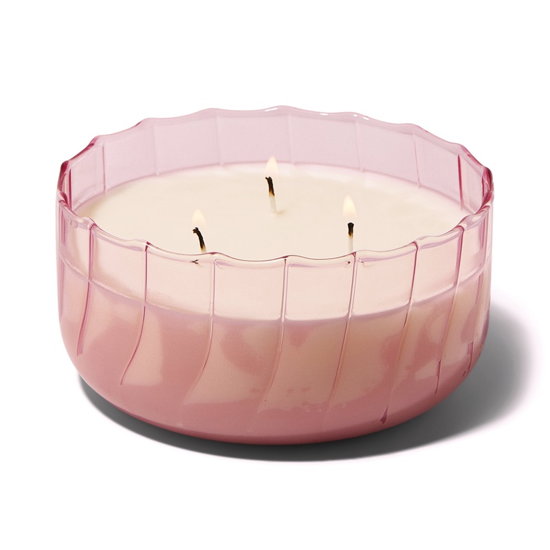 Ripple 12-oz Soy Wax Candle, Desert Peach