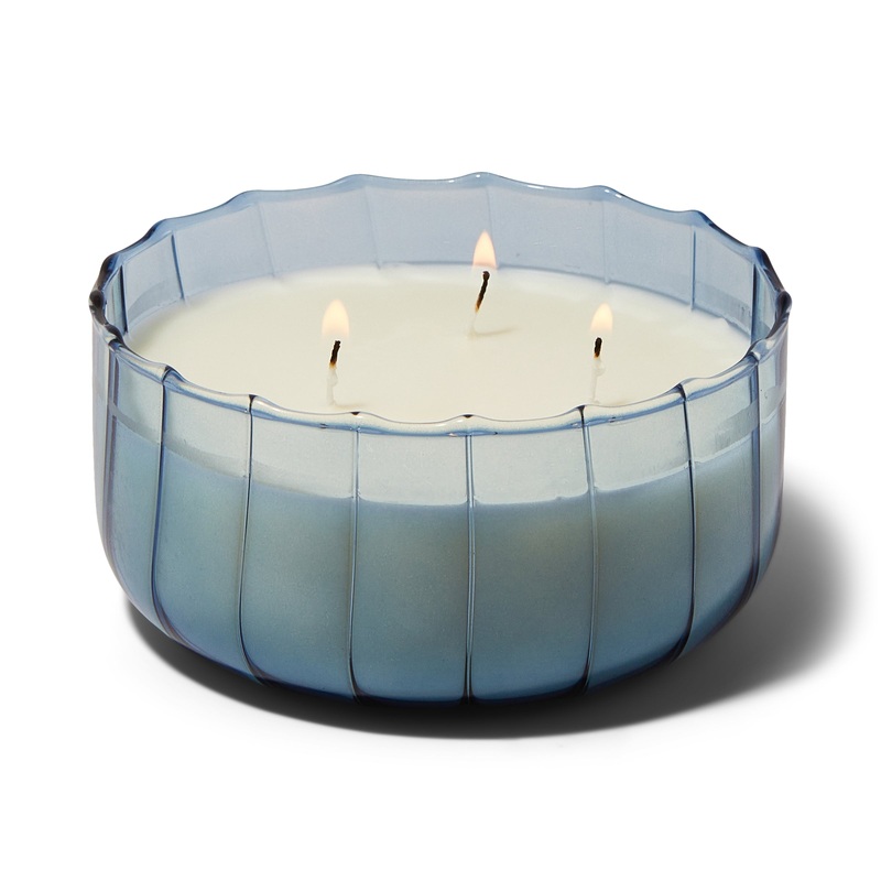 Ripple 12-oz Soy Wax Candle, Peppered Indigo